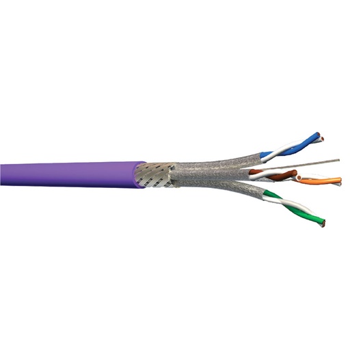 [6004SHC5-1M] Multimedia Connect 6004SHC5 CAT7 S/FTP massief LSZH paars per meter