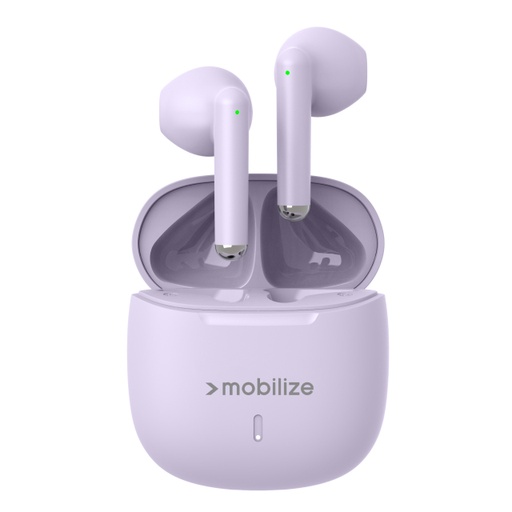 [MOB-TWSE-001PU] Mobilize TWS Earbuds Pastel Purple