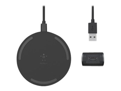 [WIA001VFBK] Belkin BOOST CHARGE Qi Draadloze oplader - 10W inclusief adapter en 1.2m USB-c kabel