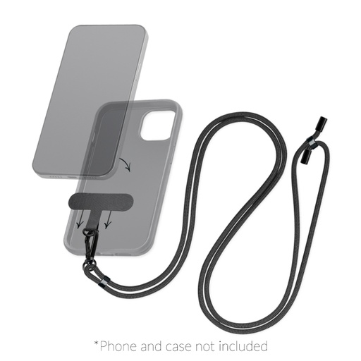 [MOB-NLB-UNI] Mobilize Nylon Lanyard Black