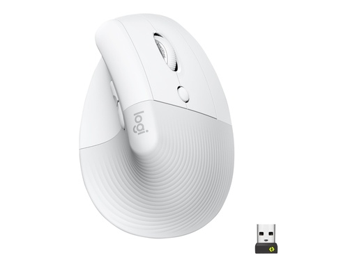 [910-006475] Logitech Lift Vertical Ergonomische Muis Wit