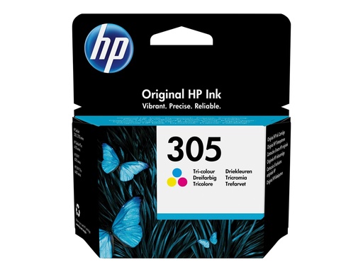 [3YM60AE#UUS] HP 305, Origineel, Pigmentgebaseerde inkt, Cyaan, Magenta, Geel,