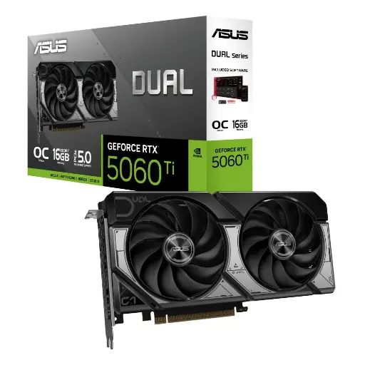 [90YV0MH0-M0NA00] ASUS DUAL GeForce RTX 5060 Ti 16GB OC Edition