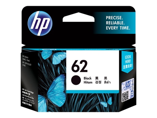 [C2P04AE] HP 62 Black