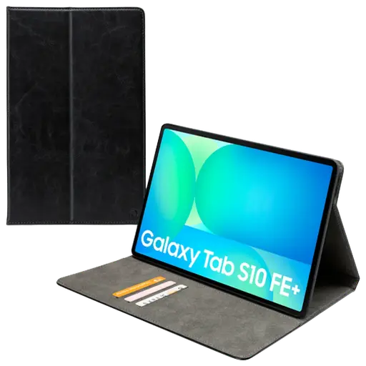 [MOB-PFCB-GALTABS10FEP131] Mobilize Premium Folio PU-leer Book Case Zwart Samsung Galaxy Tab S10 FE+