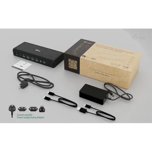 [CA6MONITORDOCKPD] i-tec Universal 6x 4K/60Hz Display Docking Station + Power Delivery 140W