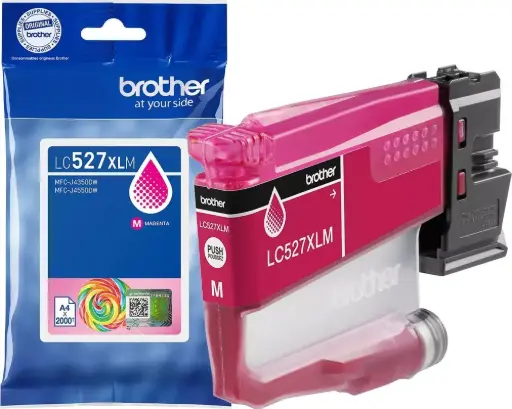 [LC527XLM] Brother LC-527XLM Magenta, Inkt op pigmentbasis, 1 stuk(s), 2000 pagina's,