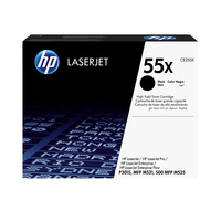 [CE255X] HP 55X originele high-capacity zwarte LaserJet tonercartridge - 12500 pagina's - Zwart - 1 stuk(s)