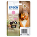 [C13T37964010] Epson Squirrel Singlepack Light Magenta 378XL Claria Photo HD Ink - Hoog (XL) rendement - Inkt op pigmentbasis - 10,3 ml - 830 pagina's - 1 stuk(s)