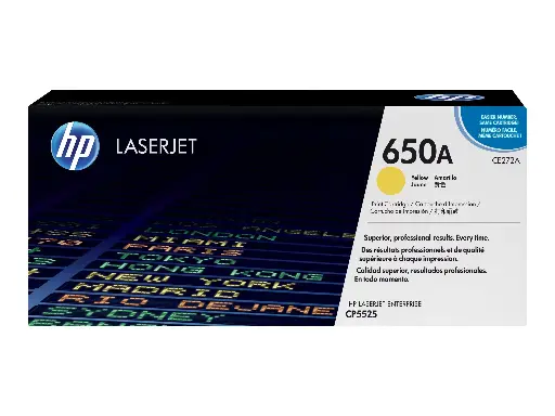 [CE272A] HP Color LaserJet 650A (CE272A) toner geel