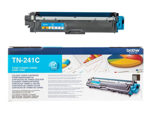 [TN241C] Brother TN241C - Toner Origineel - Cyaan - 1400 Paginas
