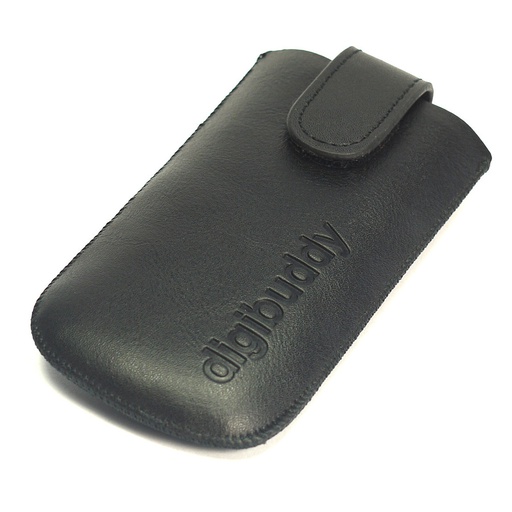 [8005118] Digibuddy Exclusive Leren Tas - S - Zwart