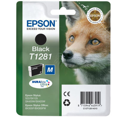[C13T12814012] Epson Stylus Cartridge Black T1281