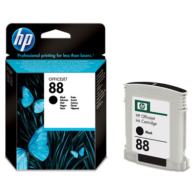 [C9385AE] HP Inktjet Cartridge 88 Zwart
