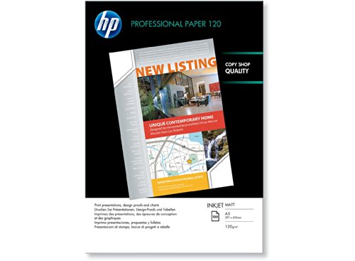 [Q6594A] HP Professional 120 matt - Matte paper - bright white - A3 (297 x 420 mm) 100 sheet(s)