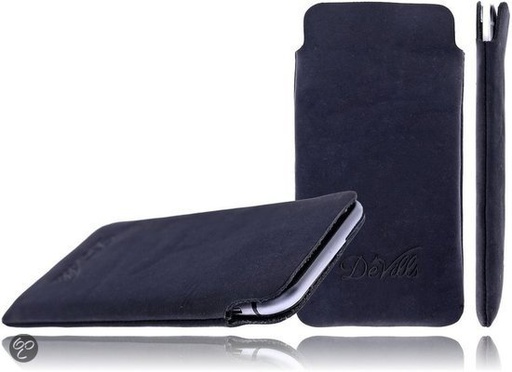Insteekhoesje zwart voor iPhone 6 plus