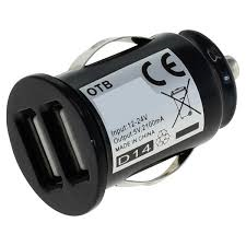 USB autolader 2 voudig OTB 2,1A