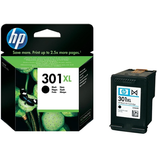 [CH563EE#UUS] HP Inktjet Cartridge 301XL Zwart