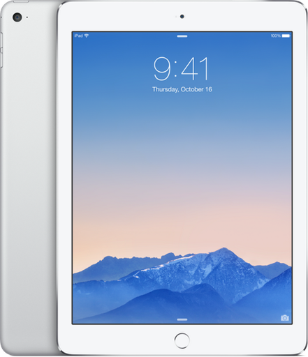 [MGLW2HC/A] iPad Air 2 - 9.7" Retina IPS - 16 GB WiFi Zilver / wit