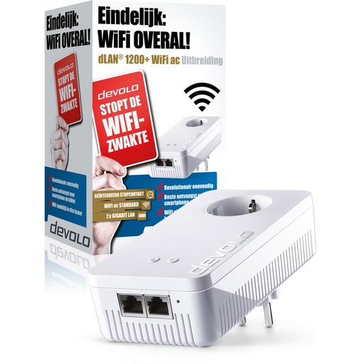 [9387] Devolo dLAN 1200+ WiFi AC Powerline enkele adapter